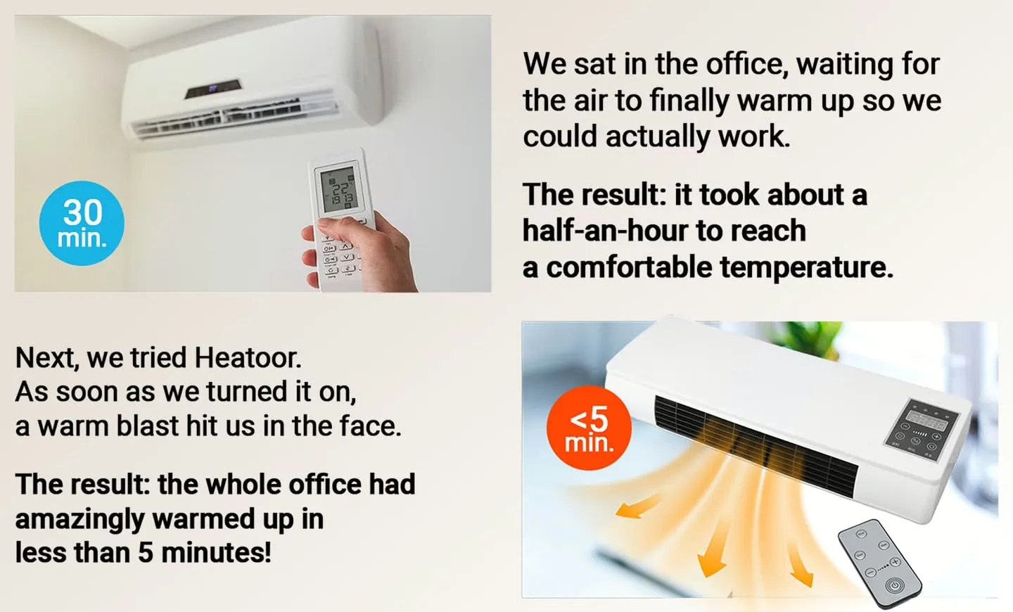 The Heatoor Portable Heater unit.